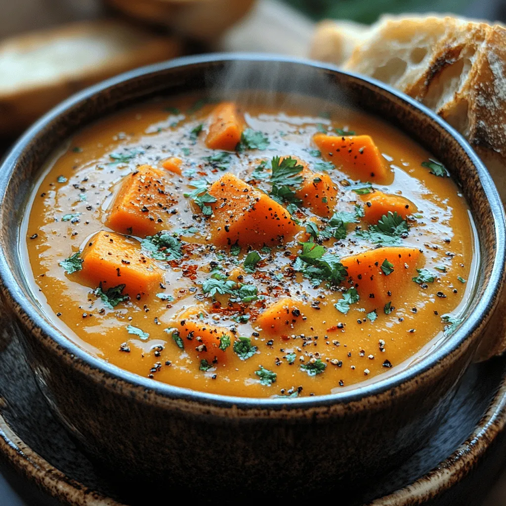 Velvety Sweet Potato Bliss is more than just a soup; it is a warm embrace in a bowl, a dish that transforms the humble sweet potato into a luxurious culinary experience. This creamy, nourishing soup is ideal for those chilly nights when all you crave is comfort food that nourishes both body and soul. With its rich flavors and velvety texture, it’s perfect for family gatherings, meal prep, or simply enjoying a quiet evening at home.