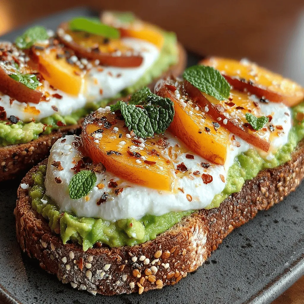 In recent years, the trend toward healthy breakfast options has gained significant momentum. As more individuals recognize the importance of starting their day with nourishing meals, recipes that seamlessly blend health and flavor have become increasingly popular. One standout dish that perfectly embodies this trend is Peachy Avocado Delight Toast. This delightful breakfast option combines the creamy richness of avocados with the sweet juiciness of fresh peaches, creating a taste experience that is both satisfying and refreshing.