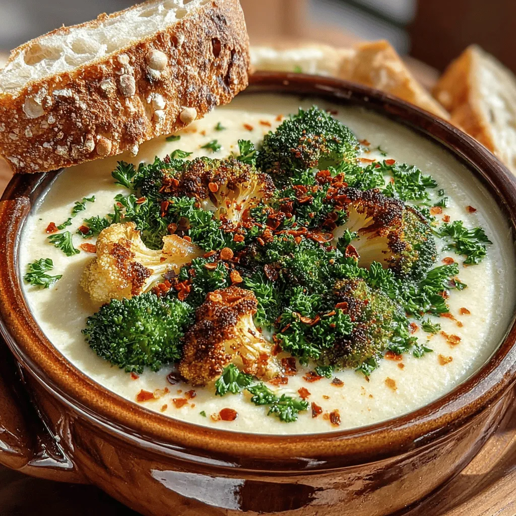 In today's busy world, where healthy eating is increasingly prioritized, many home cooks often find themselves overwhelmed by the abundance of recipes available. However, one dish stands out, striking a balance between health and flavor: Creamy Cauliflower and Broccoli Soup. This wholesome recipe combines the earthy flavors of cauliflower and broccoli with the comforting richness of a creamy base, making it an ideal choice for anyone looking to enjoy a nourishing meal. Whether savoring it on a cold winter's day or incorporating it into your weekly meal prep, this soup is sure to satisfy both your taste buds and nutritional needs.