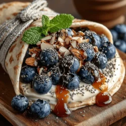 In today's fast-paced world, finding a breakfast that is both nutritious and delicious can often feel like a challenge. Enter the Blueberry Almond Butter Breakfast Wrap, a delightful meal option that seamlessly combines the goodness of whole grains, healthy fats, and fresh fruit. This breakfast wrap is not only a feast for your taste buds but also serves as an energizing start to your day, making it a favorite among health-conscious individuals and busy professionals alike.