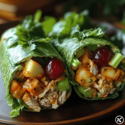 Back to School Chicken Salad Wraps
