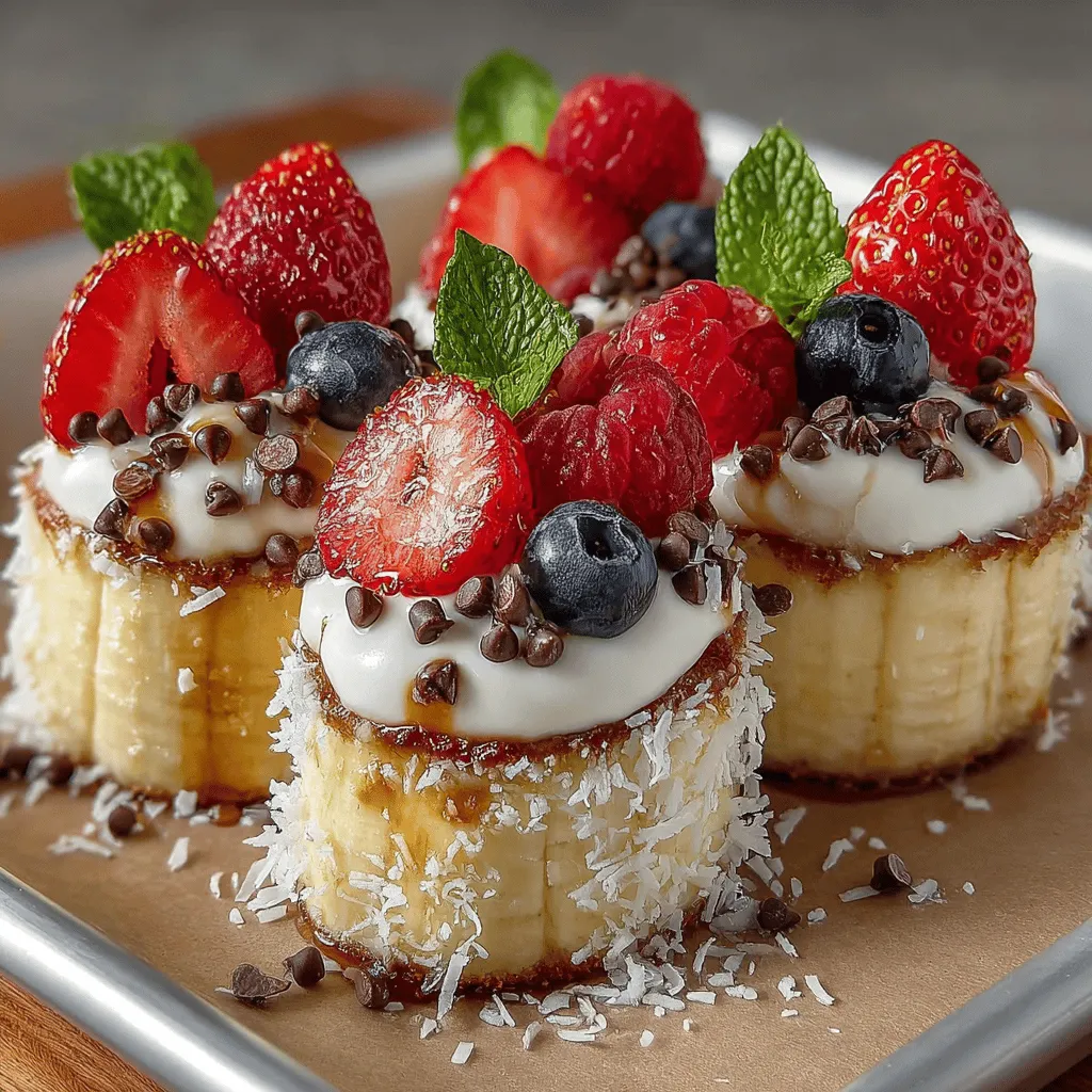 In the realm of healthy desserts, few options can match the delightful appeal of Tropical Bliss Frozen Yogurt Banana Coconut Wheels. This innovative recipe offers a delectable fusion of taste and nutrition, making it a standout choice for anyone seeking a refreshing treat. At its core, this recipe combines the natural sweetness of ripe bananas, the creamy consistency of Greek yogurt, and the tropical richness of shredded coconut. Not only do these frozen yogurt wheels provide a satisfying snack for both adults and children, but they also serve as a guilt-free indulgence during warm days or after a wholesome meal.