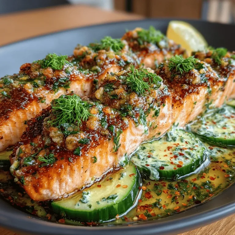 If you’re searching for a dish that perfectly balances health and flavor, look no further than Slow-Cooked Cucumber Dill Salmon. This delightful recipe combines the rich, buttery taste of salmon with the refreshing crunch of cucumbers and the aromatic essence of dill, creating a meal that is both satisfying and nutritious. Whether you’re preparing a weeknight dinner for your family or hosting a special gathering with friends, this dish is versatile enough to impress any palate.