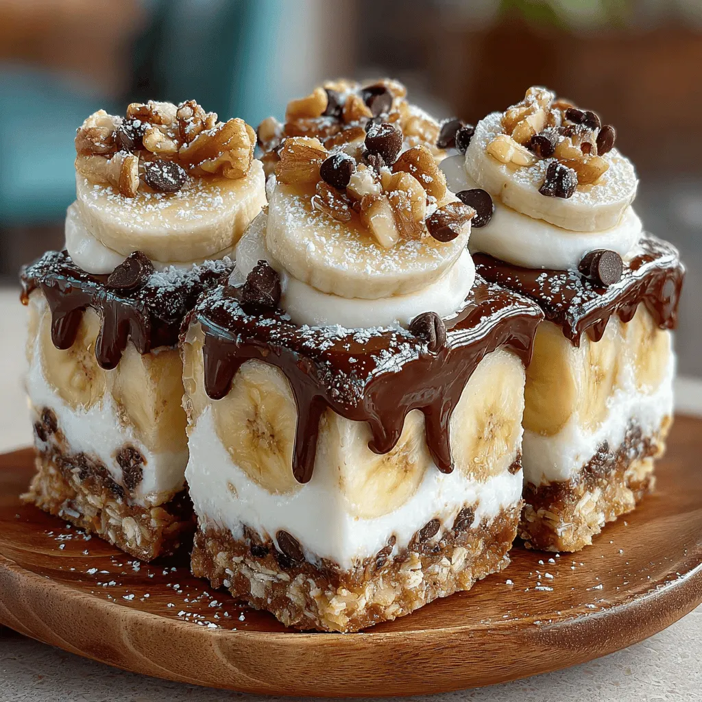 In recent years, frozen yogurt has surged in popularity as a delightful dessert alternative, favored for its creamy texture and versatility. This frozen treat has become a staple in cafes and dessert shops, often seen as a healthier option compared to traditional ice cream. Among the myriad of frozen yogurt recipes, the Frozen Yogurt Choco-Banana Oat Slices stand out as a nutritious and satisfying choice that caters to a wide array of dietary preferences. Whether you’re seeking a post-workout snack, a sweet treat for kids, or a simple dessert to enjoy at home, these slices offer a delicious way to indulge without the guilt.