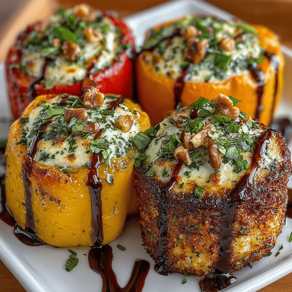 When it comes to hosting gatherings or simply enjoying a cozy night in, appetizers play a crucial role in setting the mood. One dish that consistently impresses with its unique and delightful combination of flavors is Sweet & Savory Stuffed Fig Jam Peppers. This recipe masterfully balances the sweetness of fig jam with the savory richness of cheese and the freshness of herbs, creating an explosion of taste in every bite.