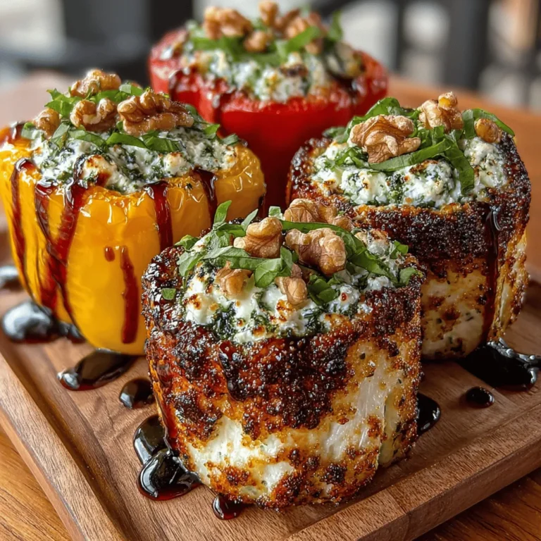 When it comes to hosting gatherings or simply enjoying a cozy night in, appetizers play a crucial role in setting the mood. One dish that consistently impresses with its unique and delightful combination of flavors is Sweet & Savory Stuffed Fig Jam Peppers. This recipe masterfully balances the sweetness of fig jam with the savory richness of cheese and the freshness of herbs, creating an explosion of taste in every bite.