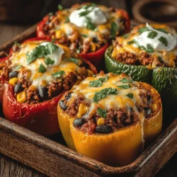 Zesty Chili Stuffed Bell Peppers: A Flavorful Delight