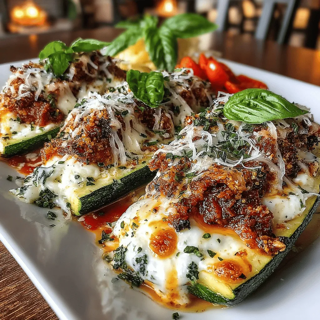 If you're on the lookout for a delicious and nutritious meal that satisfies your pasta cravings without the carbs, look no further than Cheesy Zucchini Lasagna Boats. This innovative dish transforms the classic lasagna into a lighter option by using zucchini as the base, offering a fresh and flavorful alternative that is perfect for those seeking a healthy lifestyle. Not only are these lasagna boats visually appealing, but they also deliver a delightful blend of textures and flavors that will have everyone at the table coming back for seconds.