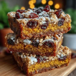 Pumpkin Oat Breakfast Bars Recipe