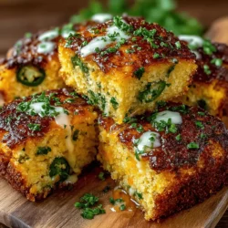 Cheddar Chili Cornbread Wedges: A Comforting Delight
