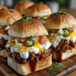 The culinary world continuously evolves, and innovative recipes are born from the fusion of traditional flavors with modern dietary preferences. One such delightful creation is the Mini BBQ Jackfruit Nacho Sliders, a perfect blend of savory, smoky, and tangy flavors that caters to both vegans and meat-lovers alike. These sliders not only satisfy the taste buds but also present a creative and wholesome alternative to traditional meat options, making them an excellent choice for gatherings, game day feasts, or simply a delicious snack at home.