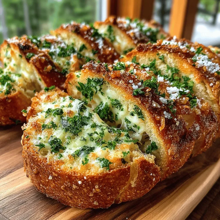 When it comes to adding cheese to your Garlic Bliss Bread, the way you sprinkle it can significantly affect the overall flavor and texture. Here are a few tips: