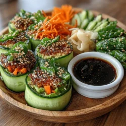 Sushi has become a beloved culinary staple across the globe, celebrated for its exquisite balance of flavors, textures, and freshness. With its origins deeply rooted in Japanese cuisine, sushi has evolved into numerous variations, appealing to diverse palates and dietary preferences. One of the most exciting adaptations of this traditional dish is the Hatch Chili Cucumber Sushi Roll, a vibrant and flavorful twist that marries the crispness of fresh cucumbers with the zesty heat of Hatch chiles. This recipe not only showcases the delightful interplay of these ingredients but also offers a lighter alternative to conventional sushi rolls, perfect for those looking to indulge without the heaviness.