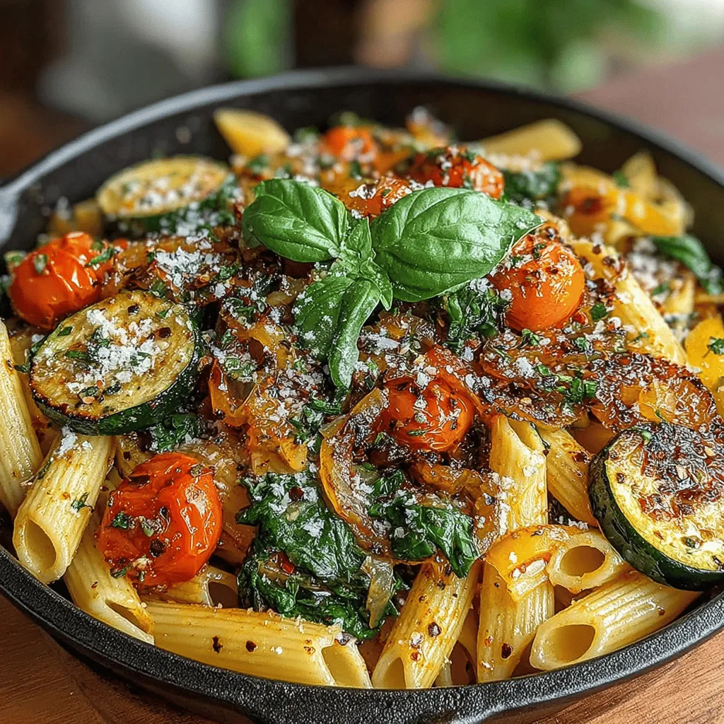 In the hustle and bustle of everyday life, finding time to prepare a wholesome meal can often feel like a daunting task. Enter the Fresh Tomato Basil Veggie Pasta Skillet—a vibrant and nutritious dish that not only delights the palate but also fits seamlessly into a busy weeknight routine. This one-pan wonder brings together the robust flavors of fresh tomatoes and fragrant basil, making it a perfect choice for those seeking a quick yet satisfying dinner option.