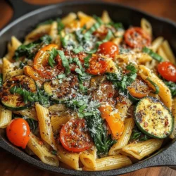Fresh Tomato Basil Veggie Pasta Skillet: A Culinary Delight
