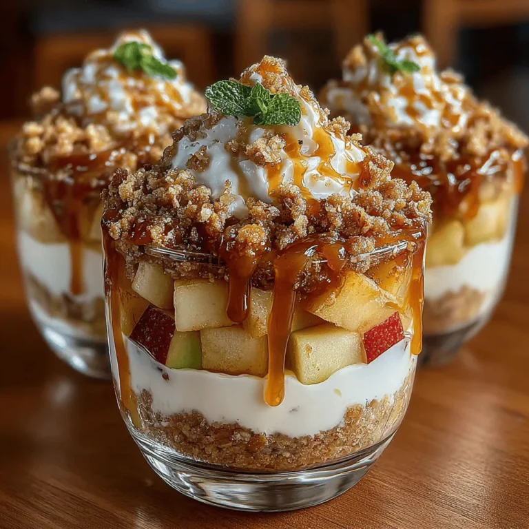 When it comes to desserts that deliver both flavor and satisfaction, few options can rival the charm of Frozen Yogurt Apple Pie Crumble Cups. This innovative recipe combines the classic appeal of apple pie with the creamy, refreshing quality of frozen yogurt, resulting in a delightful treat that’s perfect for any occasion. Whether you’re hosting a summer barbecue, celebrating a birthday, or simply indulging in a cozy night at home, these cups are sure to impress family and friends alike.