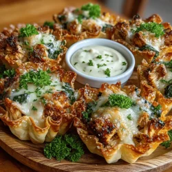 When preparing Mini Chicken Alfredo Wonton Wraps, the sealing process is crucial to ensure that the delicious filling stays intact during cooking. Here are some effective tips to properly seal your wontons and prevent any leakage: