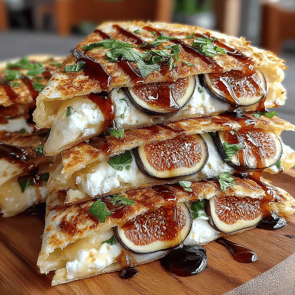 Quesadillas are a beloved staple in Mexican cuisine, known for their versatility and ease of preparation. Traditionally made with simple ingredients like cheese and tortillas, they can be transformed into gourmet delights by incorporating various fillings and flavors. One such elegant combination is that of figs and cheese, which offers a delightful fusion of sweetness and creaminess that elevates the humble quesadilla to new heights.