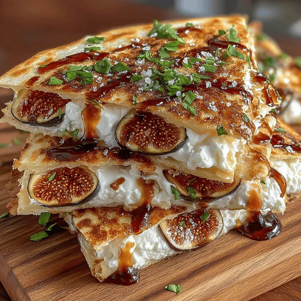 Quesadillas are a beloved staple in Mexican cuisine, known for their versatility and ease of preparation. Traditionally made with simple ingredients like cheese and tortillas, they can be transformed into gourmet delights by incorporating various fillings and flavors. One such elegant combination is that of figs and cheese, which offers a delightful fusion of sweetness and creaminess that elevates the humble quesadilla to new heights.