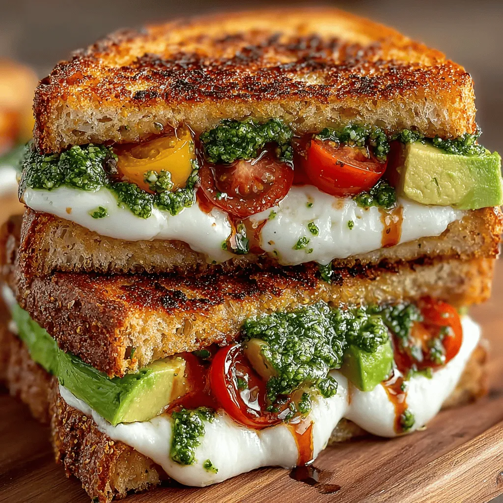As the sun shines brighter and the days grow longer, the culinary landscape transforms, inviting us to embrace the freshness of summer. One dish that perfectly encapsulates the season's bounty is the Grilled Fresh Summer Sandwich Melt. This delightful creation combines the vibrant flavors of ripe tomatoes, creamy mozzarella, and aromatic basil, all encased in the toasty embrace of grilled sourdough bread. With every bite, you experience a medley of textures and tastes that evoke the essence of summer.