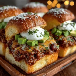 Sweet & Spicy Crockpot Apple Chili Turkey Sliders