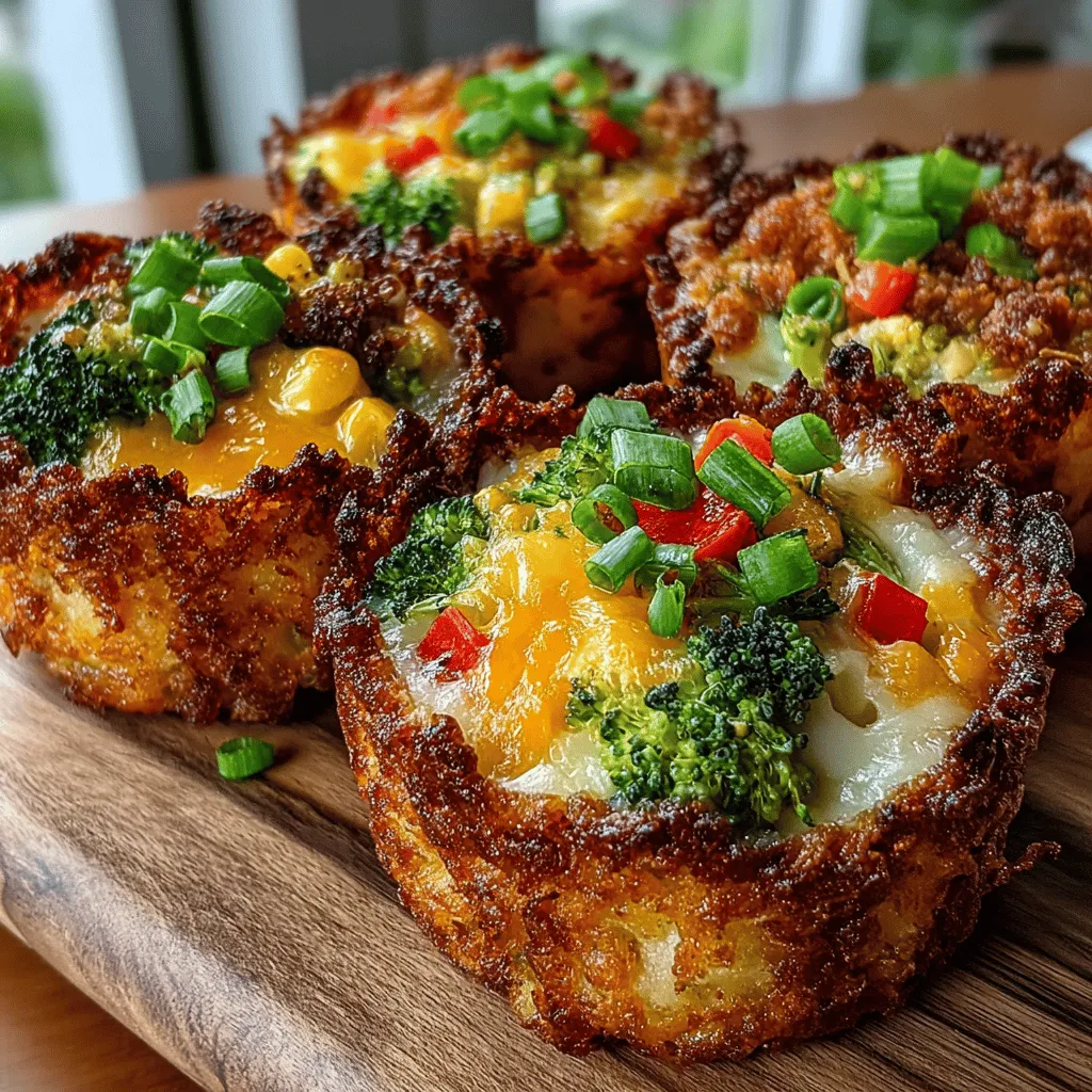 The foundation of any successful recipe lies in its ingredients, and the Mini Veggie Tater Tot Cups are no exception. This dish is built upon a few key components that come together to create a delicious and nutritious offering.