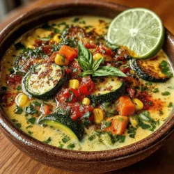 As the temperatures rise and the sun shines brightly, thoughts often turn to light and refreshing meals that celebrate the bounty of summer. One such dish that perfectly embodies the essence of the season is soup. While some might associate soup with the colder months, summer soups offer a unique and invigorating experience, showcasing the vibrant flavors and colors of seasonal vegetables. Enter the Sunny Day Creamy Summer Veggie Soup—a delightful recipe that not only quenches your thirst for something light but also nourishes your body with a variety of fresh ingredients.