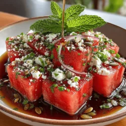 As the summer sun shines brightly and temperatures soar, the allure of refreshing, hydrating dishes becomes undeniable. Watermelon, with its high water content and natural sweetness, is a quintessential summer fruit that is often transformed into salads, drinks, and desserts. Among the myriad ways to enjoy this seasonal favorite, the Zesty Watermelon Feta Salad stands out as a vibrant and flavorful option that brings together unexpected combinations for a truly delightful experience.