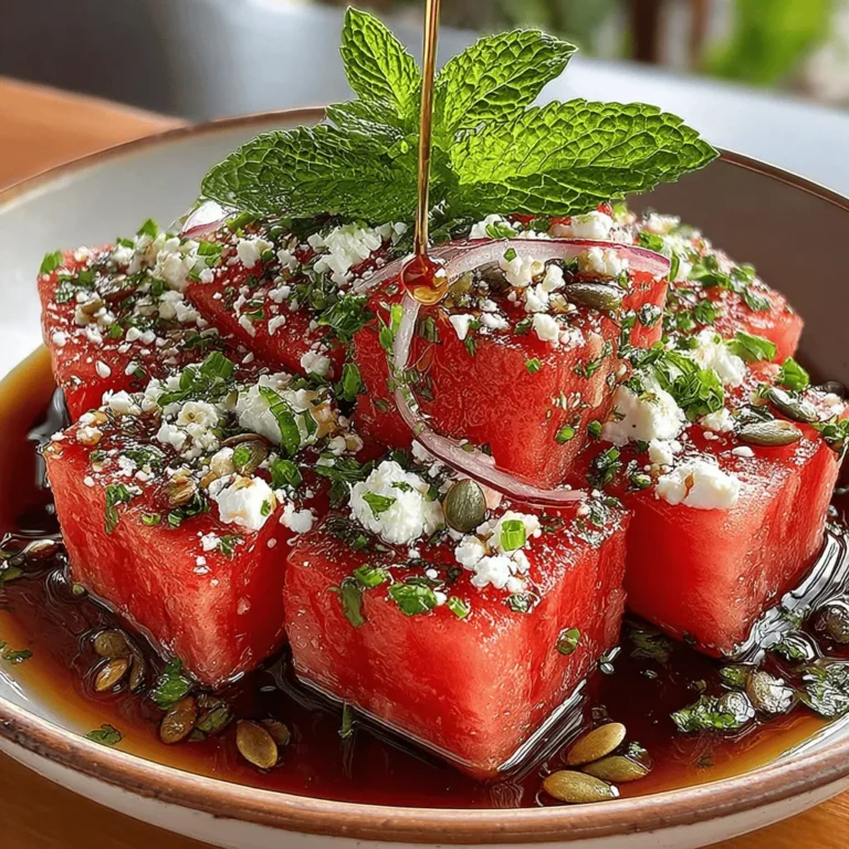 As the summer sun shines brightly and temperatures soar, the allure of refreshing, hydrating dishes becomes undeniable. Watermelon, with its high water content and natural sweetness, is a quintessential summer fruit that is often transformed into salads, drinks, and desserts. Among the myriad ways to enjoy this seasonal favorite, the Zesty Watermelon Feta Salad stands out as a vibrant and flavorful option that brings together unexpected combinations for a truly delightful experience.