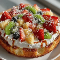 If you’re searching for a refreshing dessert that embodies the essence of summer, look no further than Tropical Citrus Fruit Pizza. This delightful dessert option combines a sweet, chewy cookie crust with a creamy, luscious topping, all adorned with a vibrant medley of fresh fruits. With its bright colors and refreshing flavors, Tropical Citrus Fruit Pizza is an eye-catching treat that is perfect for warm weather gatherings, birthday parties, or simply a sunny afternoon snack.
