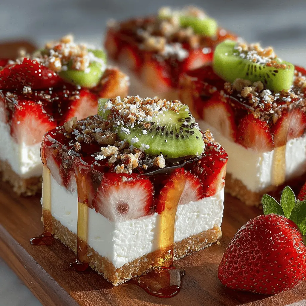 As the temperatures rise and the sun shines brightly, nothing beats the allure of a refreshing dessert that not only tantalizes your taste buds but also nourishes your body. Enter Strawberry Kiwi Frosty Squares, a delightful and healthy treat that captures the essence of summer in every bite. These frosty squares are not just a feast for the eyes, with their vibrant colors, but they also promise a burst of flavor that will keep you coming back for more. Perfect for family gatherings, picnics, or simply as a cool snack on a hot day, they stand out as an ideal option for those seeking a guilt-free indulgence.