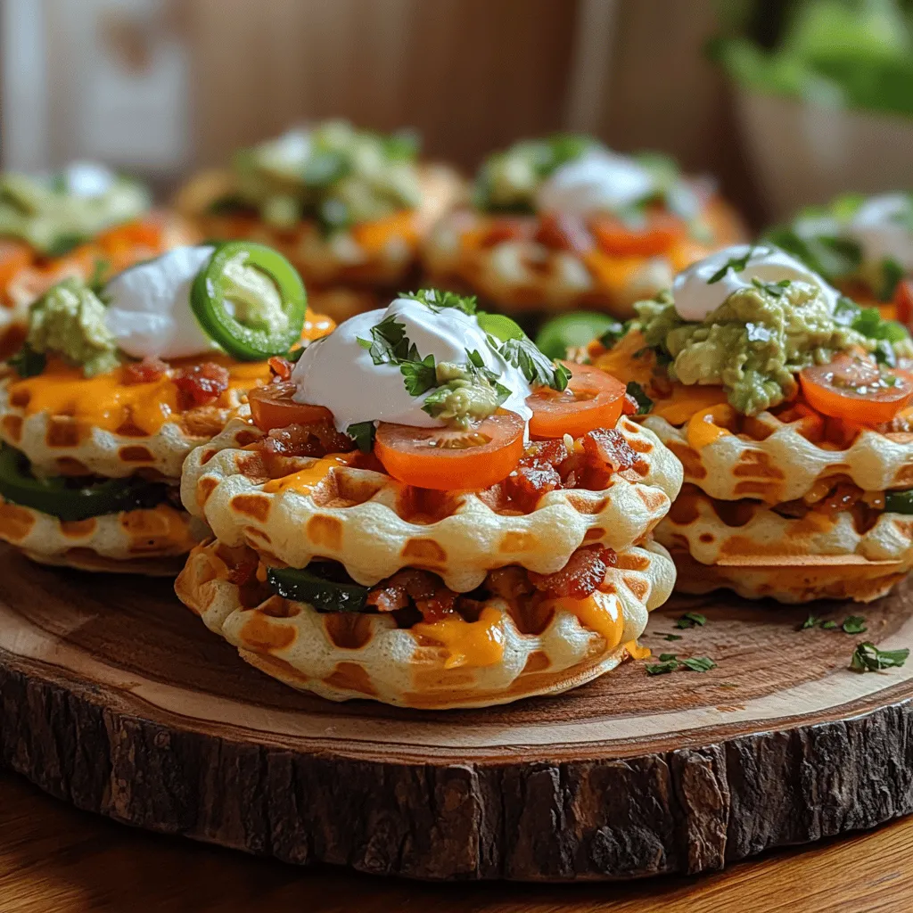 In the ever-evolving world of culinary creativity, the Mini Waffle Nacho Sliders stand out as an innovative fusion of flavors and textures. Imagine the comforting warmth of freshly made waffles combined with the zesty, crunchy elements of nachos—this dish encapsulates the best of both worlds. The Mini Waffle Nacho Sliders are not just a meal; they are an experience that beckons to food lovers who appreciate the blend of sweet and savory, crispy and soft.