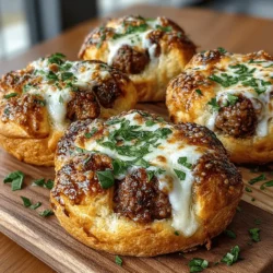 Mini Meatball Sub Biscuit Boats: A Flavorful Delight