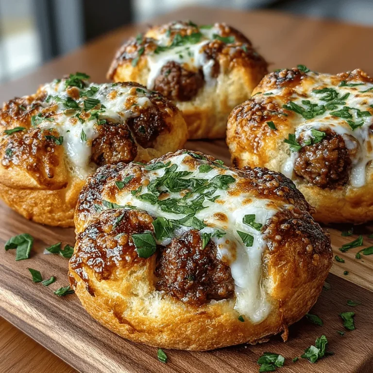 If you’re searching for a fun and delicious twist on the classic meatball sub, look no further than Mini Meatball Sub Biscuit Boats. This innovative recipe combines the comforting flavors of traditional meatball subs with the convenience of biscuit dough, creating individual servings that are perfect for casual gatherings, family dinners, or even a quick weeknight meal. The appeal of these biscuit boats lies not just in their taste but also in their whimsical presentation, making them a hit with both kids and adults alike.