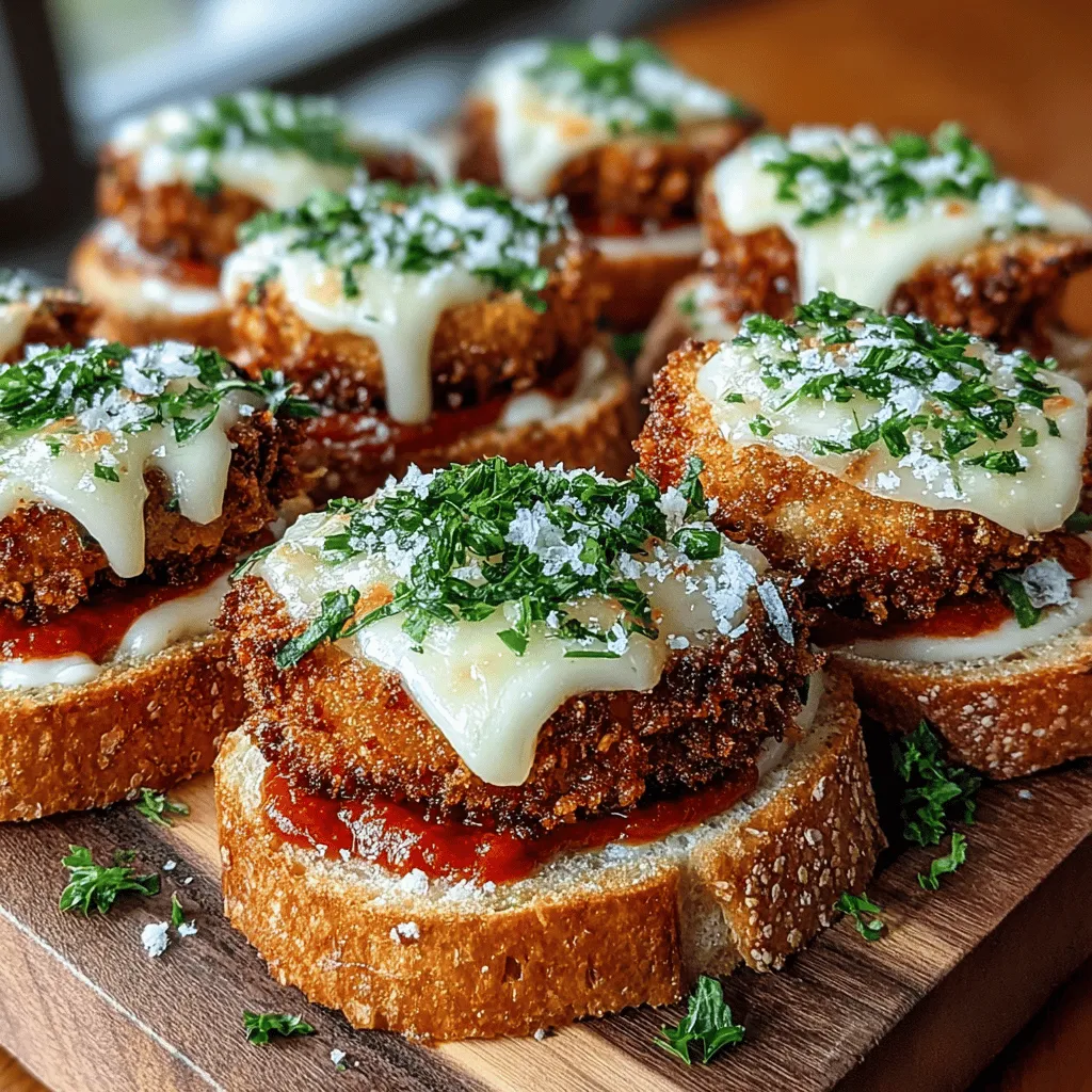 Mini Eggplant Parmesan Toasties are a delightful twist on the beloved Italian classic, eggplant parmesan. This dish fuses the rich and comforting flavors of traditional eggplant parmesan with the convenience of bite-sized toast, making it an excellent choice for appetizers, snacks, or even a light meal. Whether you are hosting a gathering or looking for a quick yet satisfying dish to enjoy at home, these toasties are sure to please a diverse audience, appealing to both vegetarians and meat lovers alike. In this article, we will dive into the origins of eggplant parmesan, explore the health benefits of eggplants, and provide you with a detailed step-by-step guide to creating these scrumptious toasties at home.