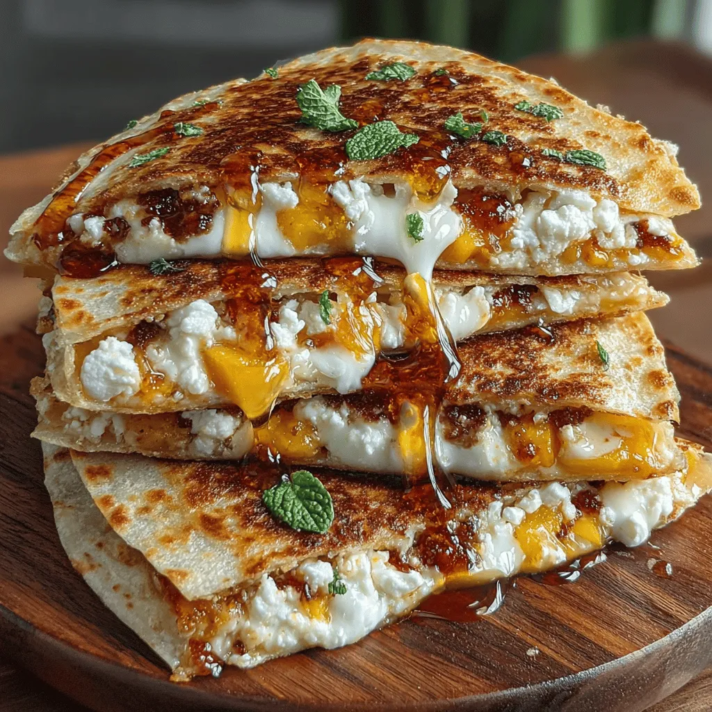 The visual appeal of your Sweet & Savory Peach Quesadillas can enhance the dining experience significantly. Here are some tips on how to slice and arrange these delicious treats for maximum impact: