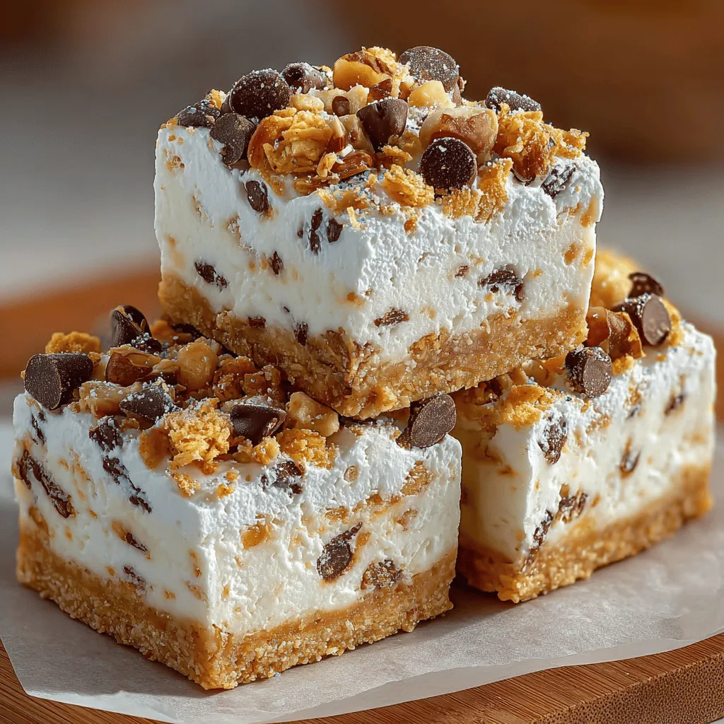 When the sun is shining and the temperature rises, there's nothing quite like a frozen treat to cool you down. Enter the Crunchy Cinnamon Dream Bars—a delicious blend of creamy, tangy Greek yogurt, sweet cinnamon, and a delightful crunch that will evoke memories of childhood snacks while satisfying your cravings for something sweet. These bars not only offer a refreshing respite on a hot day but also bring a healthy twist to traditional desserts, making them a perfect choice for those looking to indulge without the guilt.