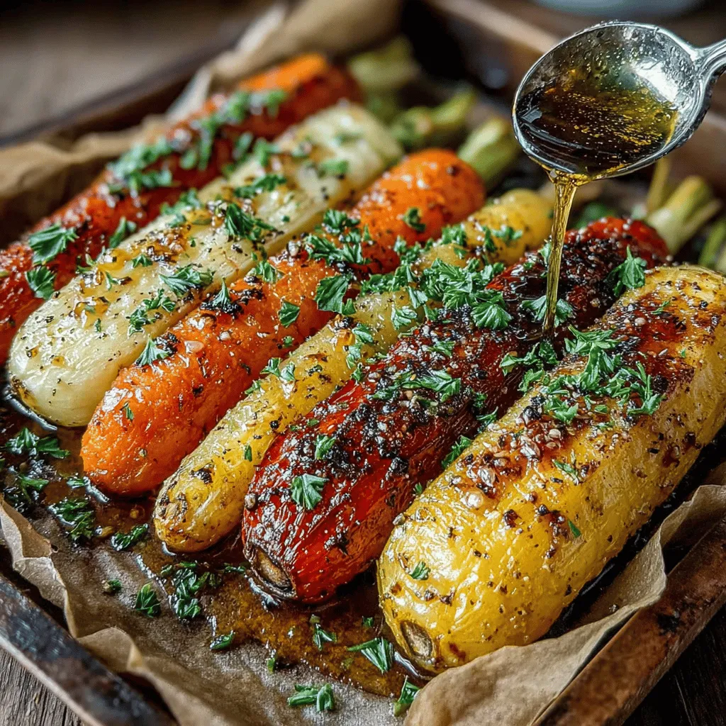 When it comes to elevating vegetables from simple side dishes to culinary stars, the Maple Dijon Roasted Carrots and Turnips recipe stands out as a delightful choice. This dish artfully combines the earthiness of root vegetables with the sweet richness of pure maple syrup and the tangy bite of Dijon mustard, creating a flavor profile that is both complex and satisfying. Whether you’re preparing a cozy family dinner, a festive holiday gathering, or simply looking to enjoy a nutritious meal, this recipe offers a perfect balance of sweetness and tanginess that will appeal to a wide range of palates.