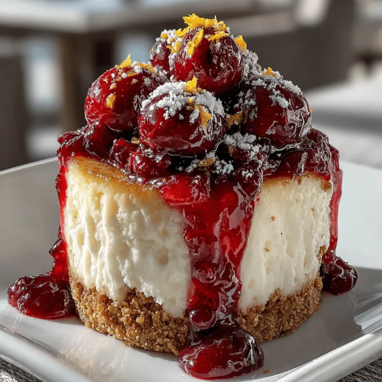 Cheesecake is a dessert that holds a special place in the hearts of many dessert lovers, renowned for its rich and creamy texture that delivers a luxurious experience with every bite. This beloved delicacy has evolved through countless variations, each bringing its own unique spin to the classic recipe. Today, we are excited to introduce the Zesty Cranberry Orange Cheesecake Delight, a delightful twist that harmoniously combines the tartness of cranberries with the bright, refreshing flavor of oranges.