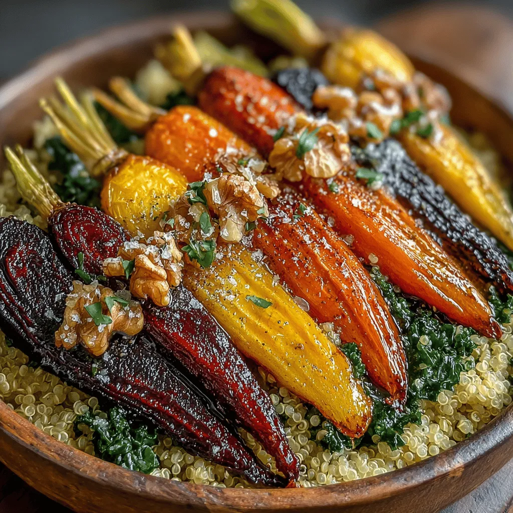 In the realm of nourishing meals, the Maple Roasted Root Veggie & Quinoa Bowl stands out as a delightful combination of health, comfort, and flavor. This dish offers a vibrant medley of seasonal root vegetables, harmoniously roasted to bring out their natural sweetness, enhanced by the warm, inviting notes of maple syrup. Perfect for chilly evenings, this bowl not only satisfies the palate but also addresses the hunger for wholesome, nutrient-packed ingredients.