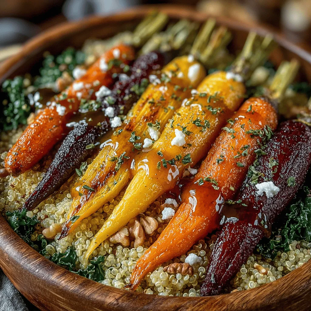 In the realm of nourishing meals, the Maple Roasted Root Veggie & Quinoa Bowl stands out as a delightful combination of health, comfort, and flavor. This dish offers a vibrant medley of seasonal root vegetables, harmoniously roasted to bring out their natural sweetness, enhanced by the warm, inviting notes of maple syrup. Perfect for chilly evenings, this bowl not only satisfies the palate but also addresses the hunger for wholesome, nutrient-packed ingredients.
