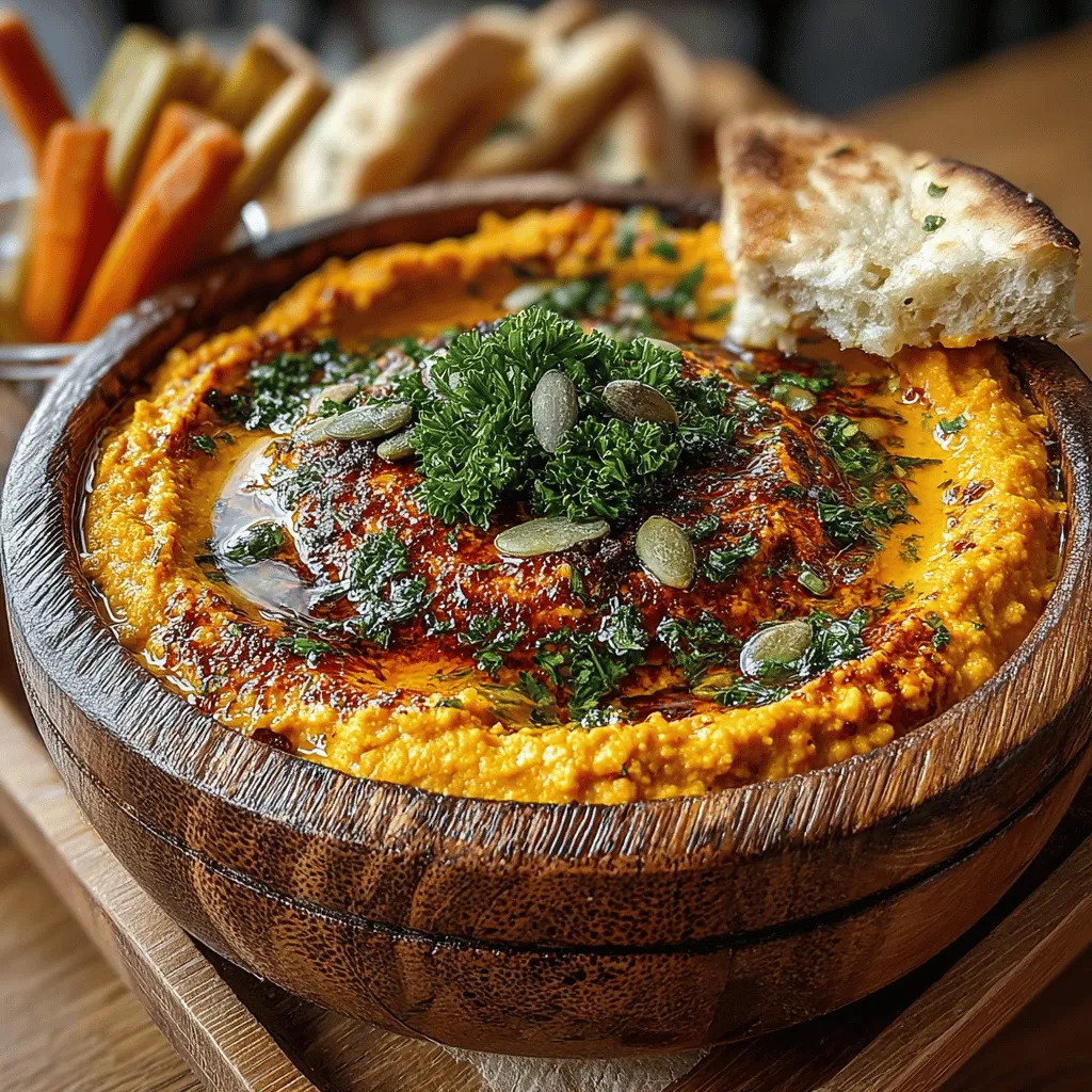 In recent years, savory hummus has surged in popularity, evolving from a traditional Middle Eastern dip into a versatile staple found in kitchens worldwide. This creamy, nutritious spread can be enjoyed with an array of dippables, from fresh vegetables to pita chips, and can even serve as a delectable addition to sandwiches and wraps. Among the many delightful variations of hummus, Savory Roasted Garlic Pumpkin Hummus stands out, offering a unique combination of flavors that perfectly encapsulates the essence of the fall season.
